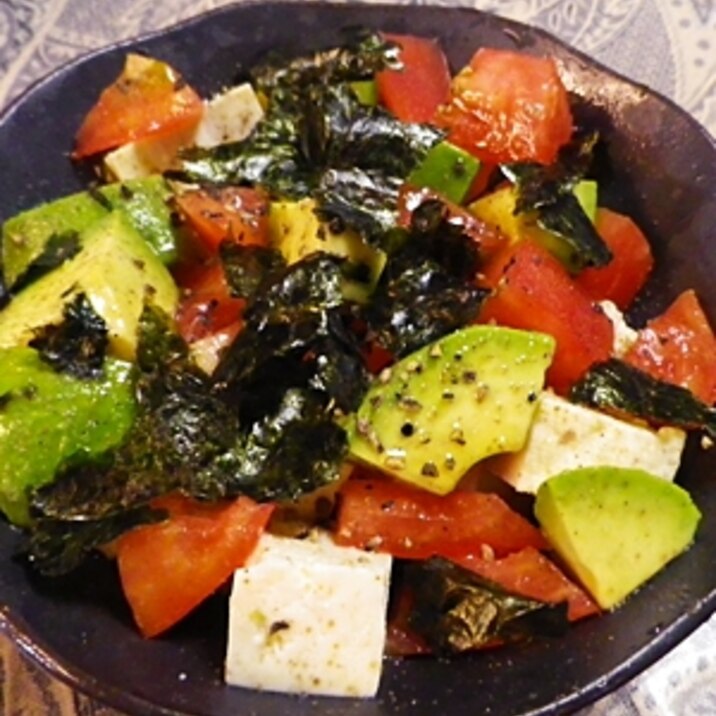 トマトアボカド豆腐の中華風サラダ レシピ 作り方 By Leopoo 楽天レシピ